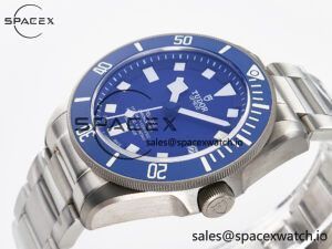 Blue Pelagos XF 1:1 Best Edition on Titanium Bracelet A2824 V5 - Image 5