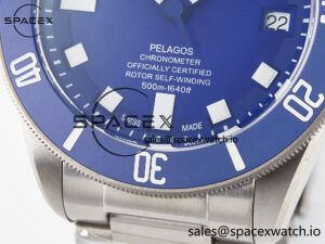 Blue Pelagos XF 1:1 Best Edition on Titanium Bracelet A2824 V5 - Image 12