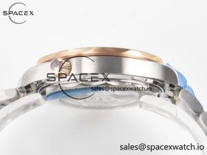 2018 Seamaster Diver 300M SS/RG VSF 1:1 Best Edition RG Bezel Black Dial on SS/RG Bracelet A8800 - Image 13