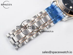 2018 Seamaster Diver 300M SS/RG VSF 1:1 Best Edition RG Bezel Black Dial on SS/RG Bracelet A8800 - Image 24