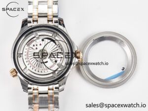 2018 Seamaster Diver 300M SS/RG VSF 1:1 Best Edition RG Bezel Black Dial on SS/RG Bracelet A8800 - Image 17