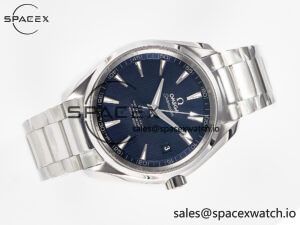 Aqua Terra 150M SS VSF 1:1 Best Edition Blue Textured Dial on SS Bracelet A8500 Super Clone - Image 8