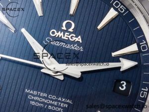 Aqua Terra 150M SS VSF 1:1 Best Edition Blue Textured Dial on SS Bracelet A8500 Super Clone - Image 9