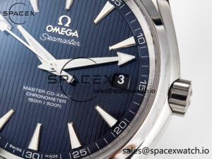 Aqua Terra 150M SS VSF 1:1 Best Edition Blue Textured Dial on SS Bracelet A8500 Super Clone - Image 10