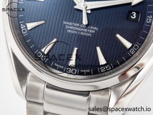 Aqua Terra 150M SS VSF 1:1 Best Edition Blue Textured Dial on SS Bracelet A8500 Super Clone - Image 12