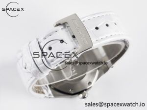 Royal Oak Offshore Ladies 33mm SS DRF Best Edition White Dial Diamonds Bezel on White Rubber Strap ETA Quartz - Image 14