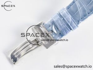 Royal Oak Offshore Ladies 33mm SS DRF Best Edition Blue Dial Diamonds Bezel on Blue Leather Strap ETA Quartz - Image 17
