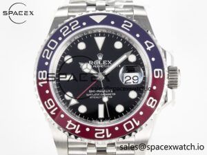 GMT-Master II 126710 BLRO Blue/Red Ceramic 904L ARF 1:1 Best Edition on Jubilee Bracelet SH3285 V3 - Image 2