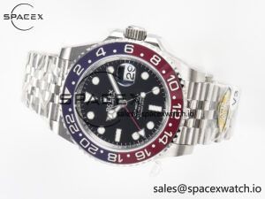 GMT-Master II 126710 BLRO Blue/Red Ceramic 904L ARF 1:1 Best Edition on Jubilee Bracelet SH3285 V3 - Image 7