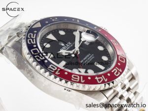 GMT-Master II 126710 BLRO Blue/Red Ceramic 904L ARF 1:1 Best Edition on Jubilee Bracelet SH3285 V3 - Image 6