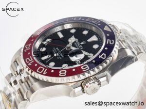 GMT-Master II 126710 BLRO Blue/Red Ceramic 904L ARF 1:1 Best Edition on Jubilee Bracelet SH3285 V3 - Image 5