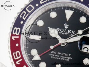 GMT-Master II 126710 BLRO Blue/Red Ceramic 904L ARF 1:1 Best Edition on Jubilee Bracelet SH3285 V3 - Image 11