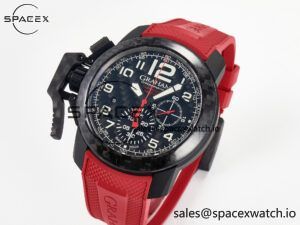 Chronofighter Superlight JKF 1:1 Best Edition on Red Rubber Strap A7750 - Image 4
