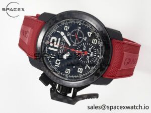 Chronofighter Superlight JKF 1:1 Best Edition on Red Rubber Strap A7750 - Image 8