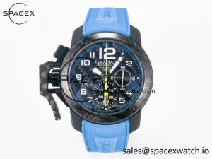 Chronofighter Superlight JKF 1:1 Best Edition on Blue Rubber Strap A7750