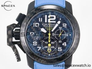 Chronofighter Superlight JKF 1:1 Best Edition on Blue Rubber Strap A7750 - Image 2