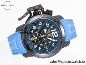 Chronofighter Superlight JKF 1:1 Best Edition on Blue Rubber Strap A7750 - Image 7