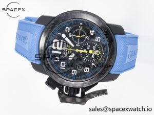 Chronofighter Superlight JKF 1:1 Best Edition on Blue Rubber Strap A7750 - Image 8