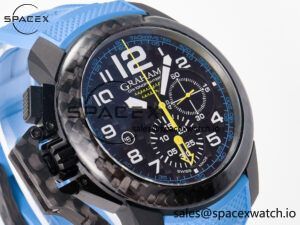 Chronofighter Superlight JKF 1:1 Best Edition on Blue Rubber Strap A7750 - Image 3