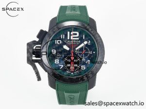 Chronofighter Superlight JKF 1:1 Best Edition on Green Rubber Strap A7750