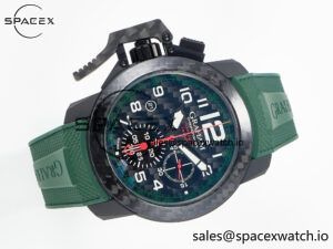 Chronofighter Superlight JKF 1:1 Best Edition on Green Rubber Strap A7750 - Image 7