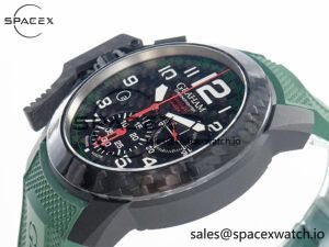 Chronofighter Superlight JKF 1:1 Best Edition on Green Rubber Strap A7750 - Image 5