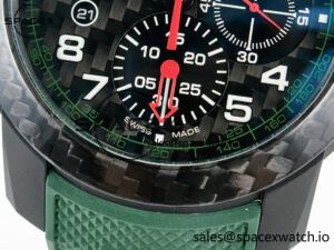 Chronofighter Superlight JKF 1:1 Best Edition on Green Rubber Strap A7750 - Image 13