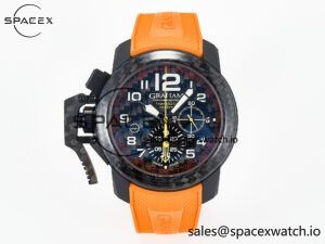 Chronofighter Superlight JKF 1:1 Best Edition on Orange Rubber Strap A7750
