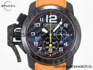 Chronofighter Superlight JKF 1:1 Best Edition on Orange Rubber Strap A7750 - Image 2