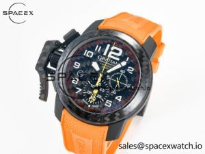 Chronofighter Superlight JKF 1:1 Best Edition on Orange Rubber Strap A7750 - Image 4