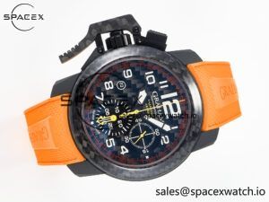 Chronofighter Superlight JKF 1:1 Best Edition on Orange Rubber Strap A7750 - Image 7