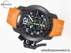 Chronofighter Superlight JKF 1:1 Best Edition on Orange Rubber Strap A7750 - Image 8