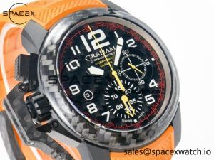 Chronofighter Superlight JKF 1:1 Best Edition on Orange Rubber Strap A7750 - Image 3