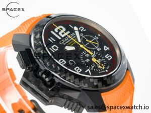 Chronofighter Superlight JKF 1:1 Best Edition on Orange Rubber Strap A7750 - Image 6