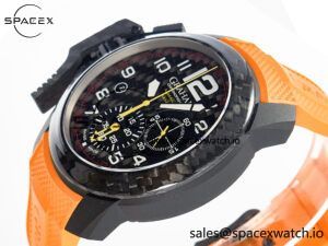 Chronofighter Superlight JKF 1:1 Best Edition on Orange Rubber Strap A7750 - Image 5