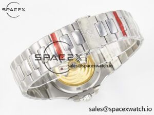 Nautilus Jumbo 5711 JJF 1:1 Best Edition Black Textured Dial On SS Bracelet A324 V3 - Image 14
