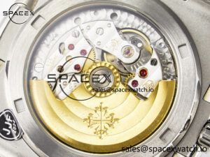 Nautilus Jumbo 5711 JJF 1:1 Best Edition Black Textured Dial On SS Bracelet A324 V3 - Image 20