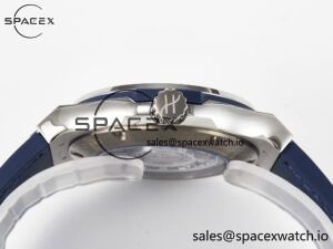 Classic Fusion 38mm SS JJF 1:1 Best Edition Blue Dial on Blue Gummy Leather Strap - Image 14
