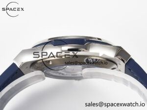 Classic Fusion 38mm SS JJF 1:1 Best Edition Blue Dial on Blue Gummy Leather Strap - Image 13
