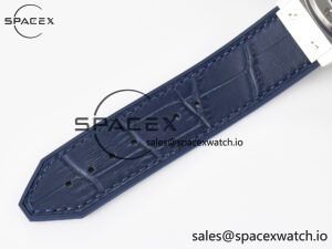 Classic Fusion 38mm SS JJF 1:1 Best Edition Blue Dial on Blue Gummy Leather Strap - Image 20