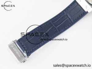 Classic Fusion 38mm SS JJF 1:1 Best Edition Blue Dial on Blue Gummy Leather Strap - Image 21