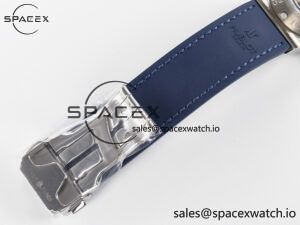 Classic Fusion 38mm SS JJF 1:1 Best Edition Blue Dial on Blue Gummy Leather Strap - Image 22
