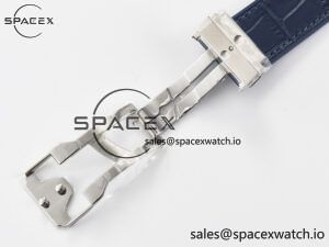 Classic Fusion 38mm SS JJF 1:1 Best Edition Blue Dial on Blue Gummy Leather Strap - Image 23