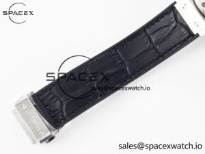 Classic Fusion 38mm SS JJF 1:1 Best Edition Black Dial on Black Gummy Leather Strap - Image 21