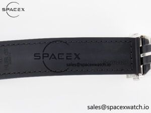 Classic Fusion 38mm SS JJF 1:1 Best Edition Black Dial on Black Gummy Leather Strap - Image 23