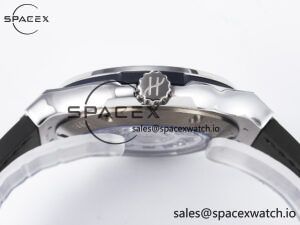 Classic Fusion 38mm SS JJF 1:1 Best Edition Gray Dial on Black Gummy Leather Strap - Image 14