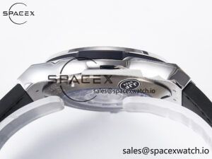 Classic Fusion 38mm SS JJF 1:1 Best Edition Gray Dial on Black Gummy Leather Strap - Image 13