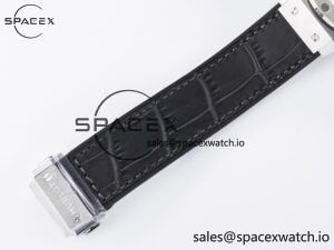Classic Fusion 38mm SS JJF 1:1 Best Edition Gray Dial on Black Gummy Leather Strap - Image 21