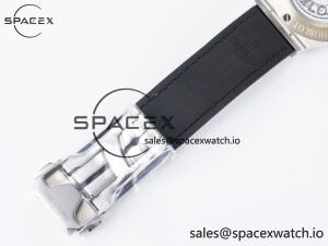 Classic Fusion 38mm SS JJF 1:1 Best Edition Gray Dial on Black Gummy Leather Strap - Image 22