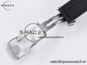 Classic Fusion 38mm SS JJF 1:1 Best Edition Gray Dial on Black Gummy Leather Strap - Image 23